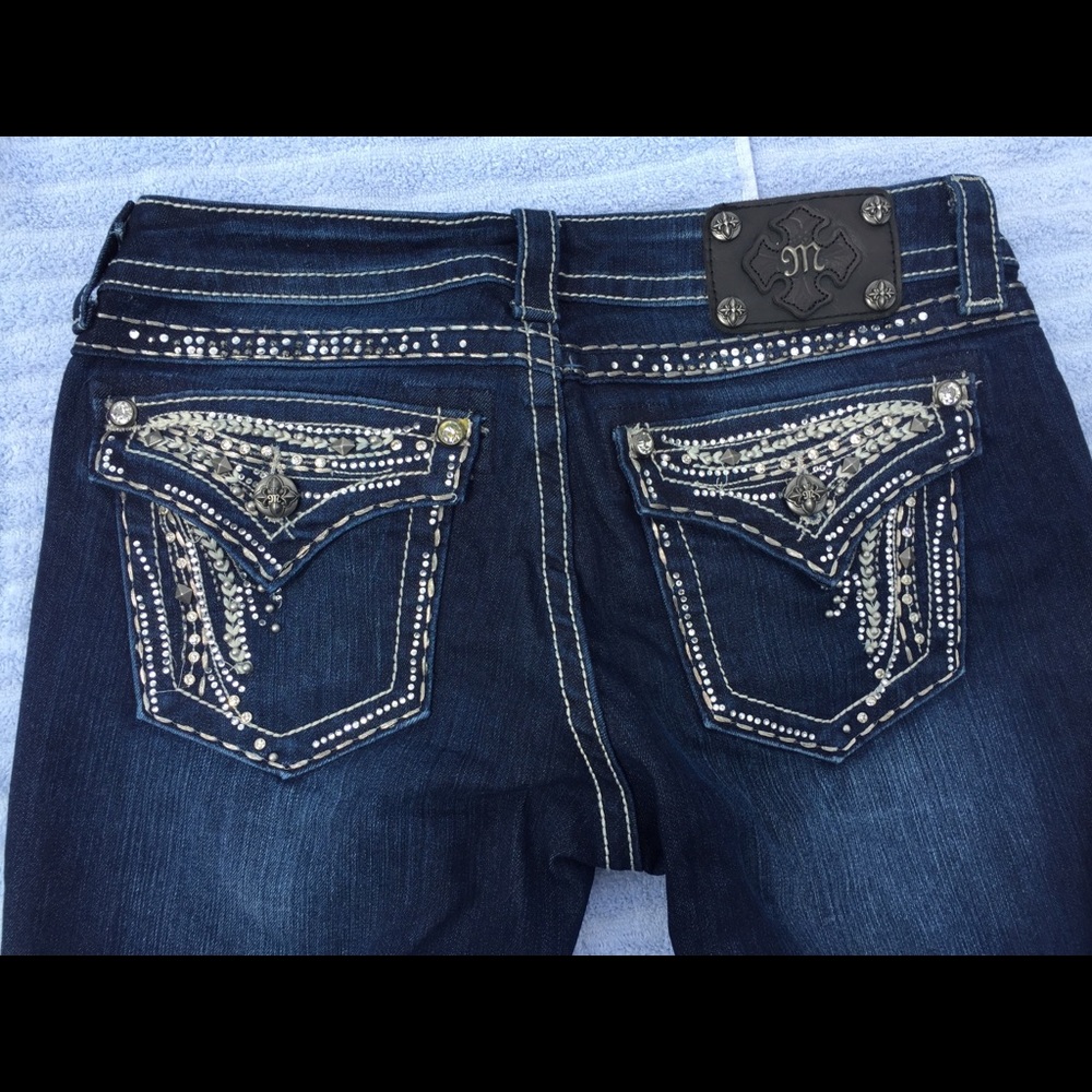MISS ME JE5651E3Z Easy Boot Jeans Size 27